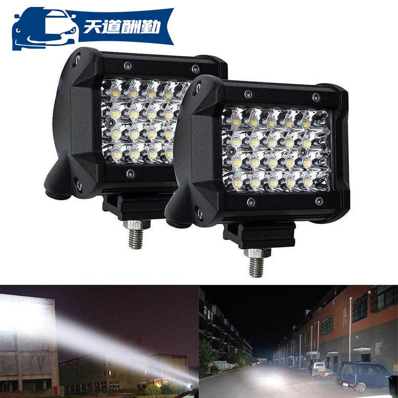 Đảm bảo chất lượng ĐÈN LED xe ô tô 4 inch 4 hàng 72w đèn làm đèn dải đèn led xe ô tô đèn led làm đèn pha