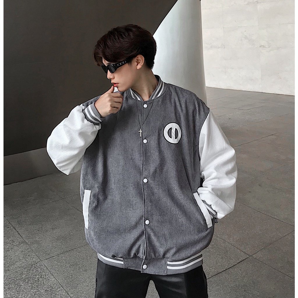 Áo Khoác Bomber Ontop, Bomber Jacket nỉ, Khoác bomber unisex