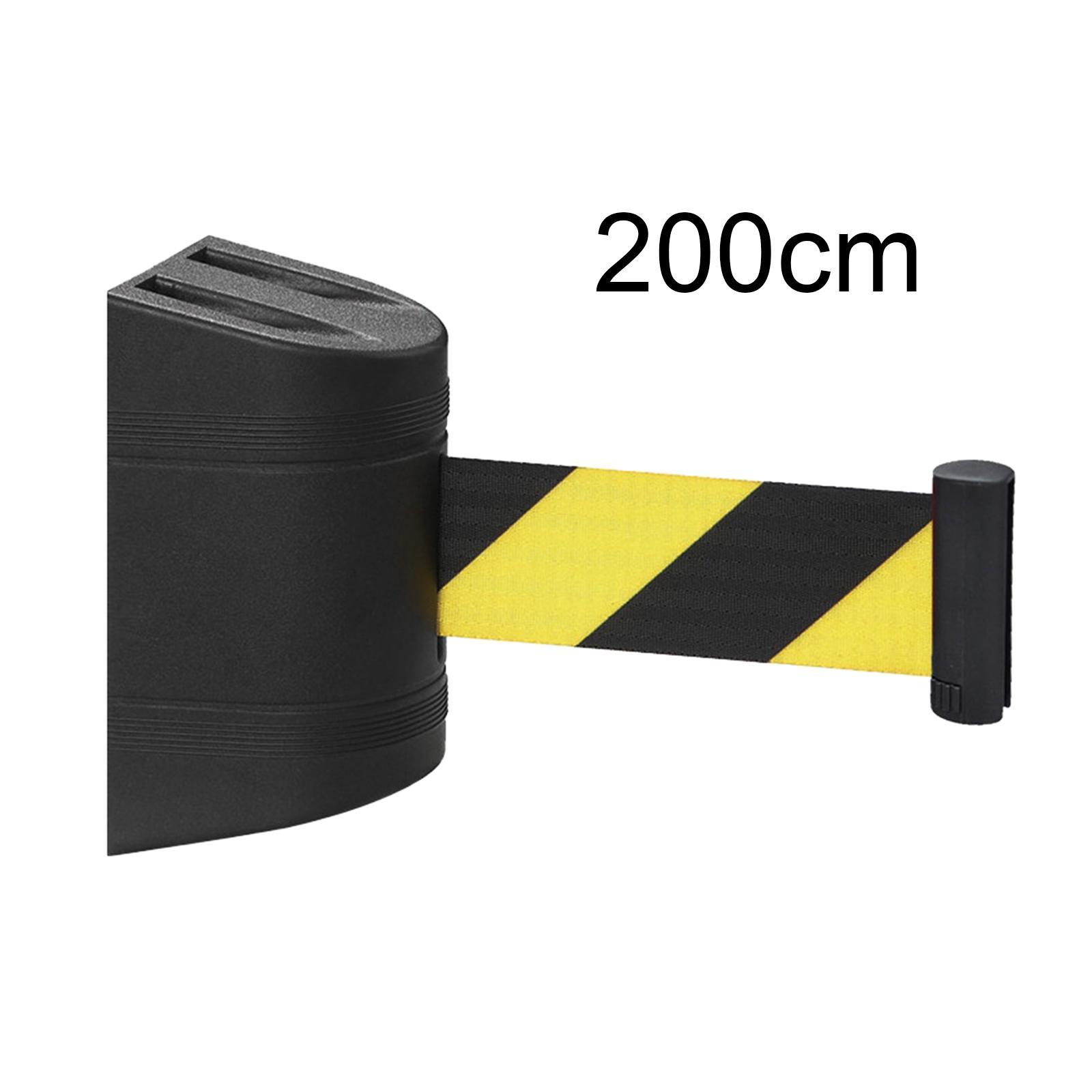 Fixed Wall Mount Retractable Belt Barrier, Retractable Barrier Belt, Automatic Locking Fixed Mounted, Crowd Control  for Corridor, Shop