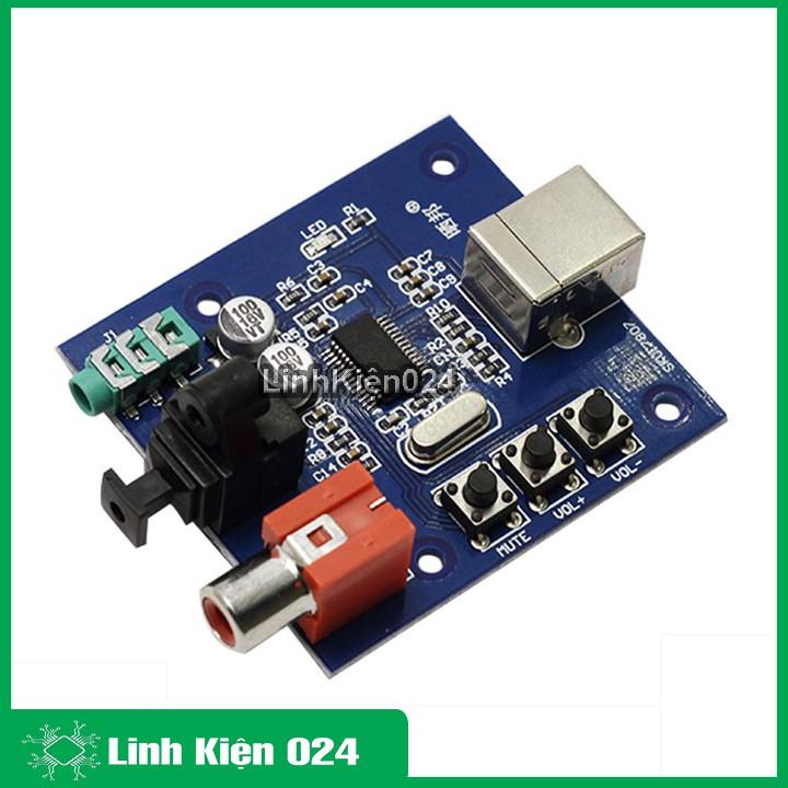 Module Giải Mã Card Âm Thanh PCM2704 USB