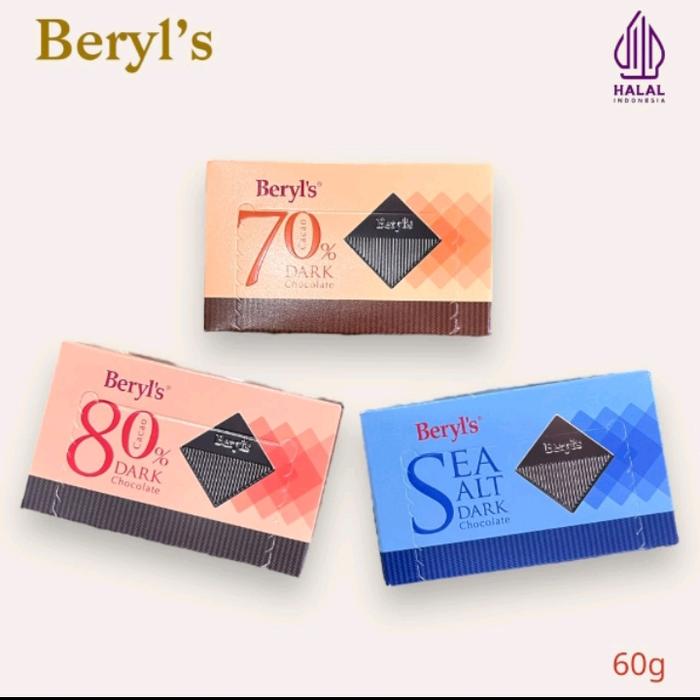 Socola đắng Beryl's 80% Cocoa Dark Chocolate 60g