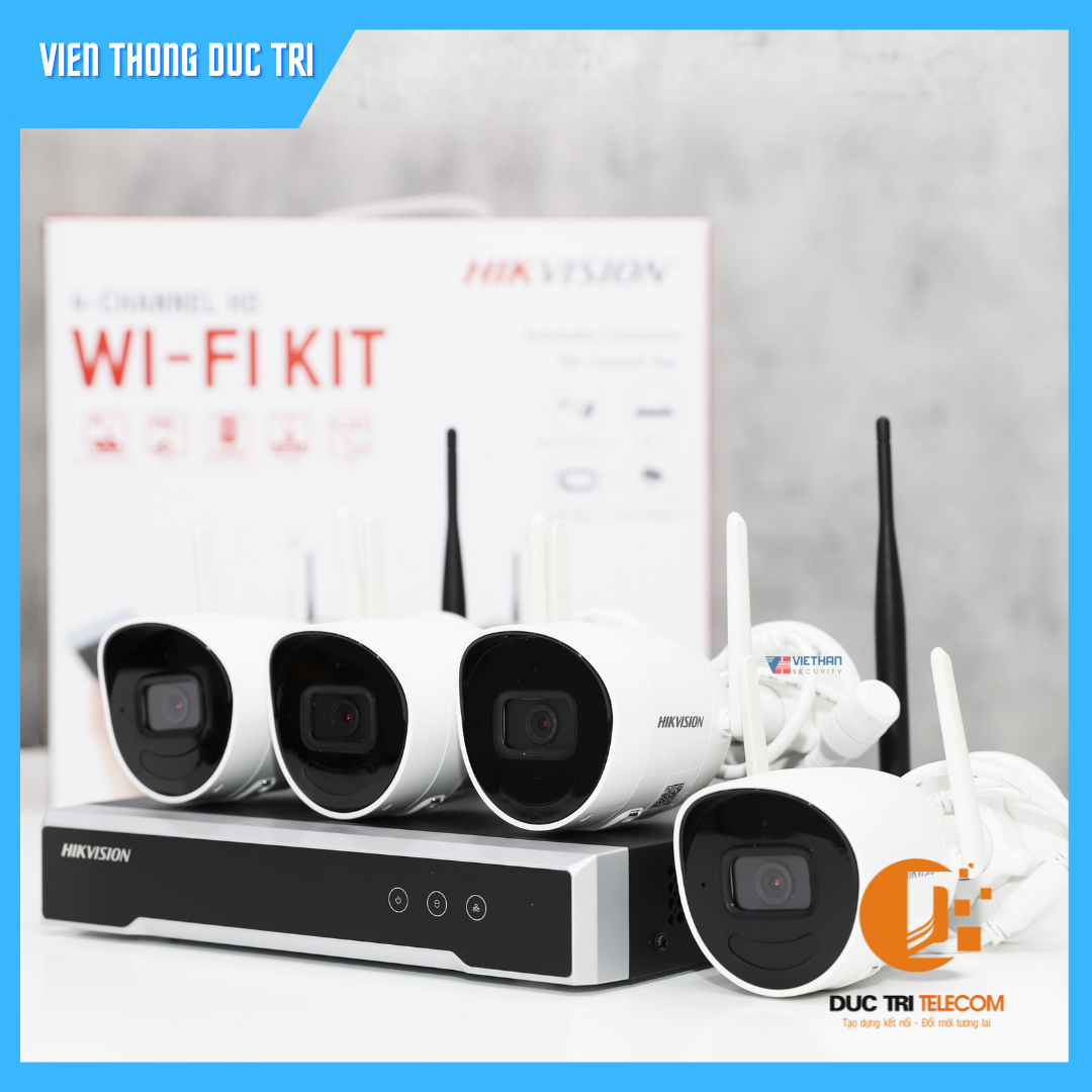 BỘ KIT WIFI HIKVISION NK42W0- KÈM Ổ CỨNG 500GB - Hàng Chính Hãng