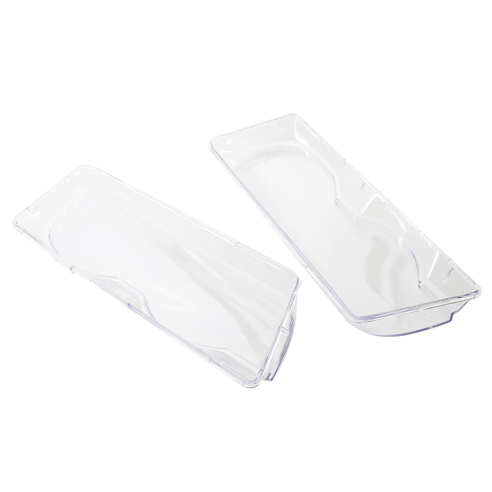 Left & Right Pair Headlight Cover Headlamp Lens Cover Replacement for BMW 7-Series E38 Facelift 1999-2001