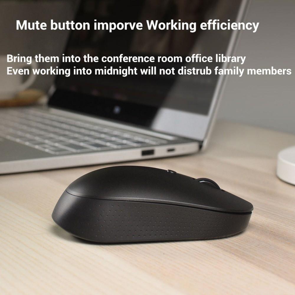 Chuột Máy Tính Không Dây Bluetooth Xiaomi Quang Điện Tử 2.4Ghz Chế Độ Kép Phiên Bản Yên Tĩnh Cho Văn Phòng/ Chơi Game Hàng nhập khẩu