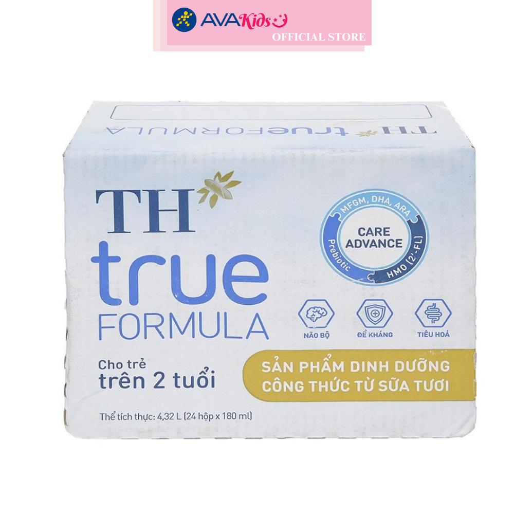 Thùng 24 hộp sữa pha sẵn TH true Formula 180 ml (từ 2 tuổi)