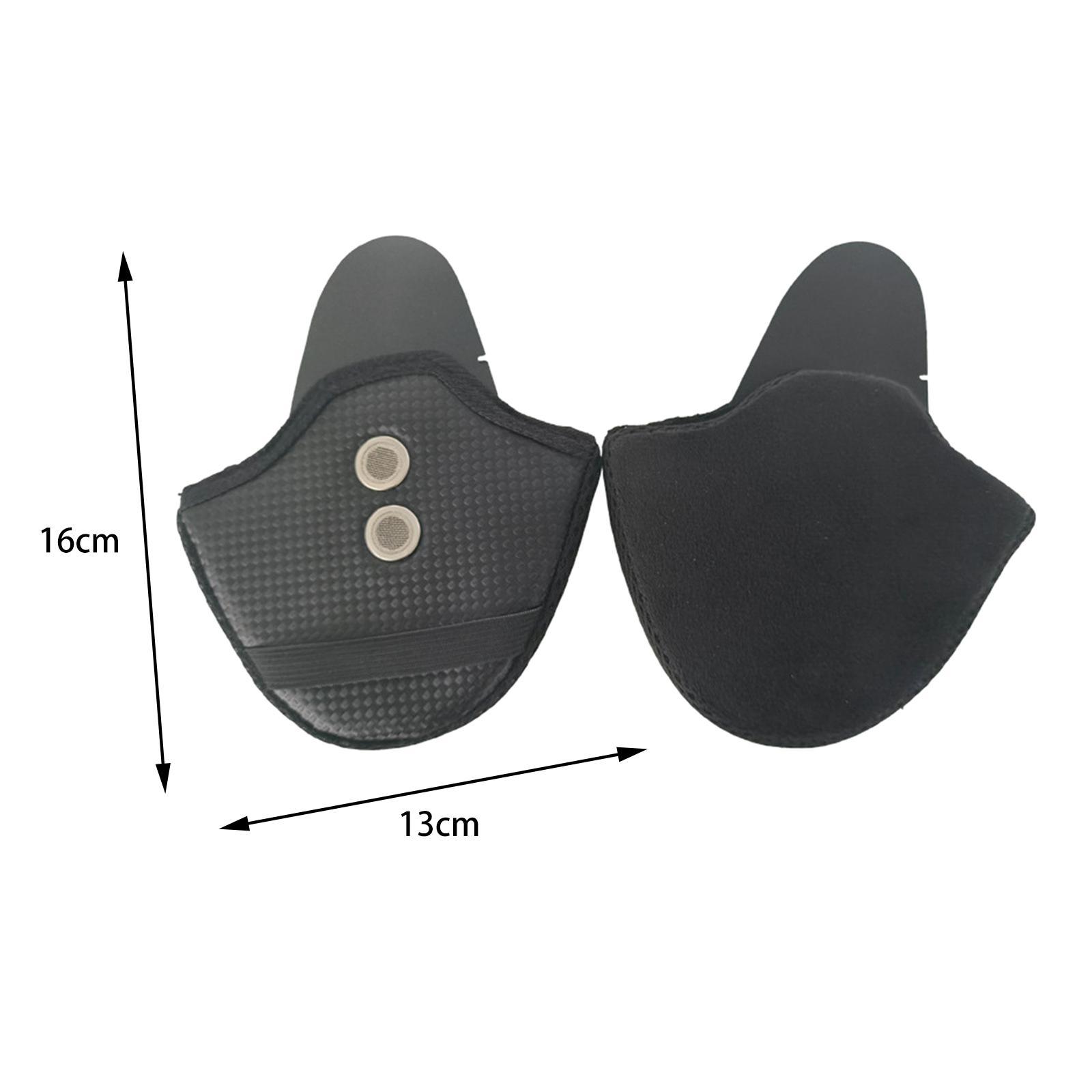 2x PU Leather Earmuffs Wind noise blocks Half Detachable Winter Ear Warmers Ear Protective Cover Ear Bezel Easy Installation