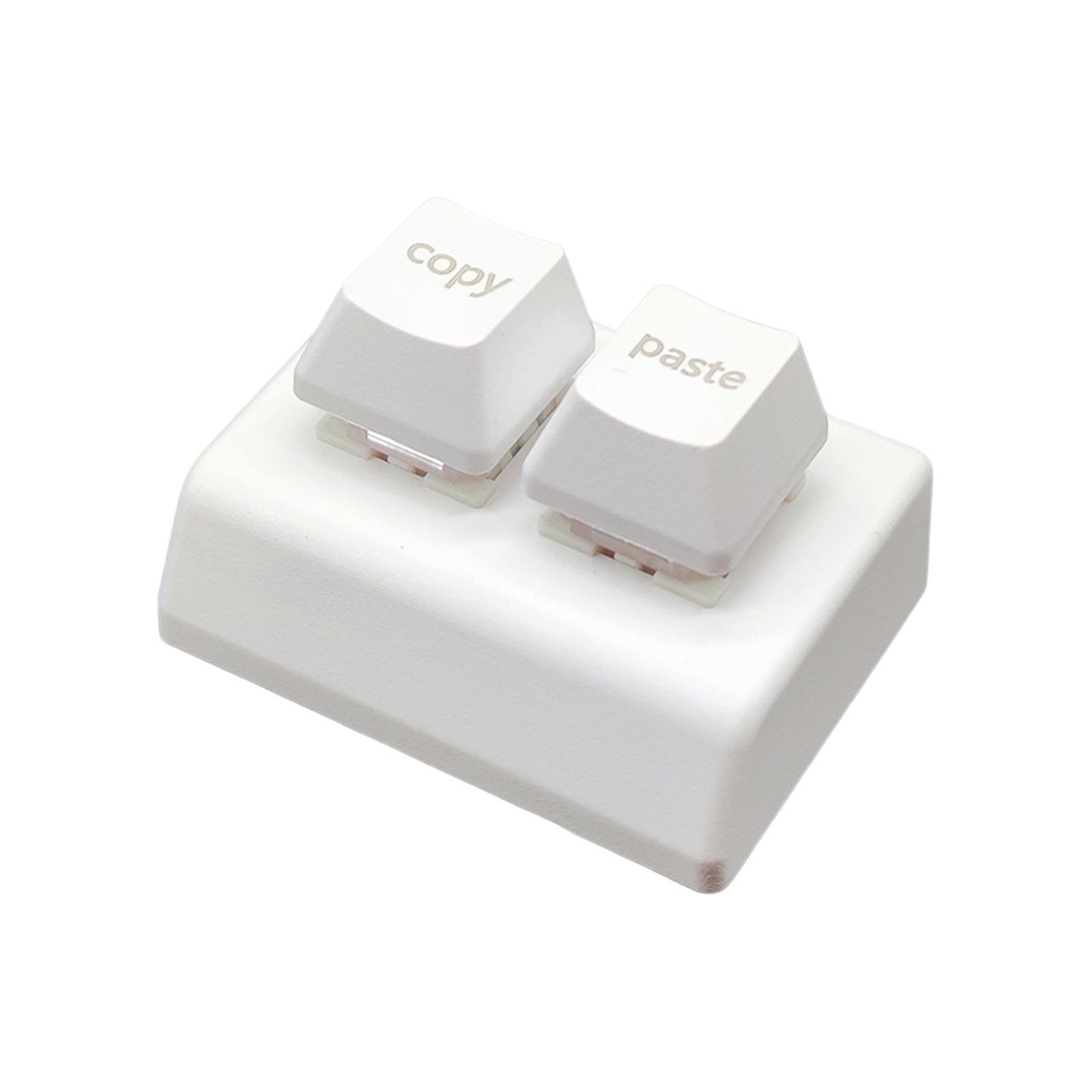 Copy and Paste 2 Key Keyboard Red Switches USB Mini 2 Key Keypad for Drawing