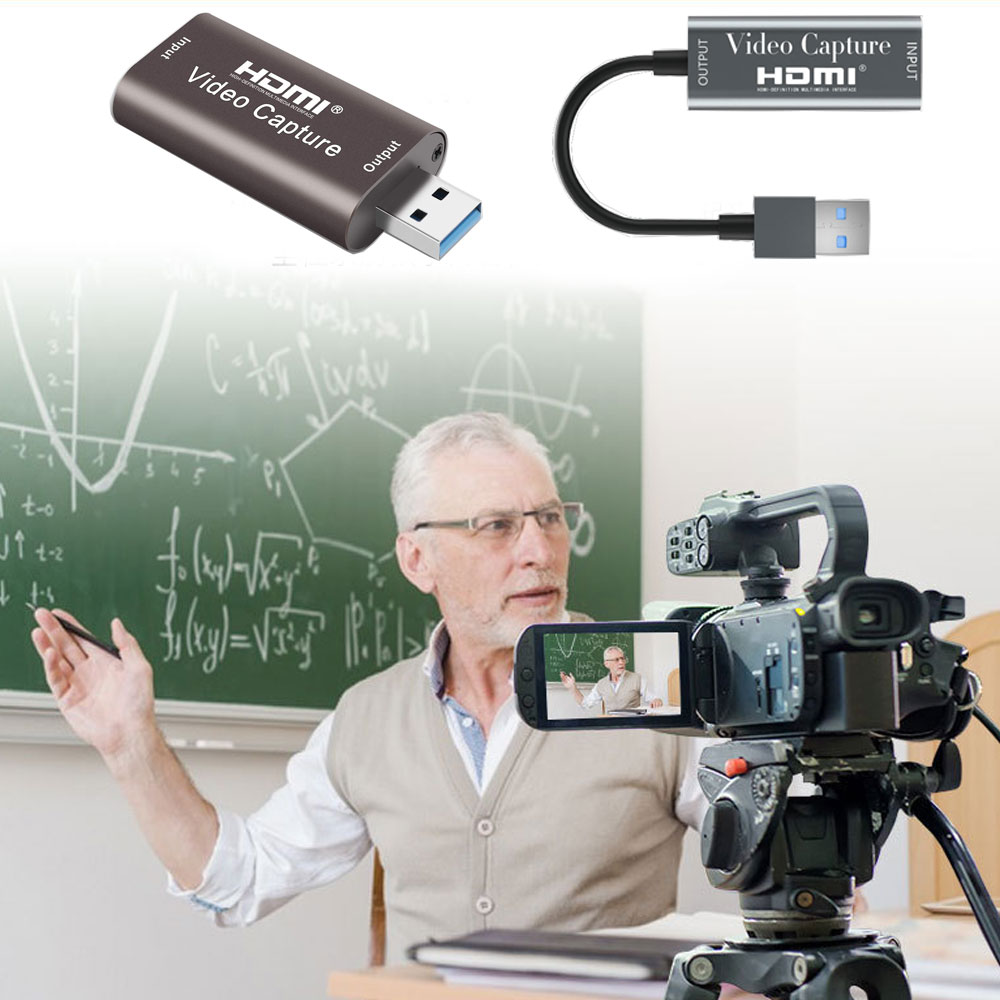 Cáp HDMI To USB 3.0 Video Capture SeaSy, Hỗ Trợ Live Stream, Ghi Hình Vào Máy Tính Từ Điện Thoại, Ipad, Camera, PC, PS, 360 Wii U Camcorder DV, Video Conference, HD DVR, Thiết Bị Y Tế, Nội Soi, Siêu Âm - Hàng Chính Hãng