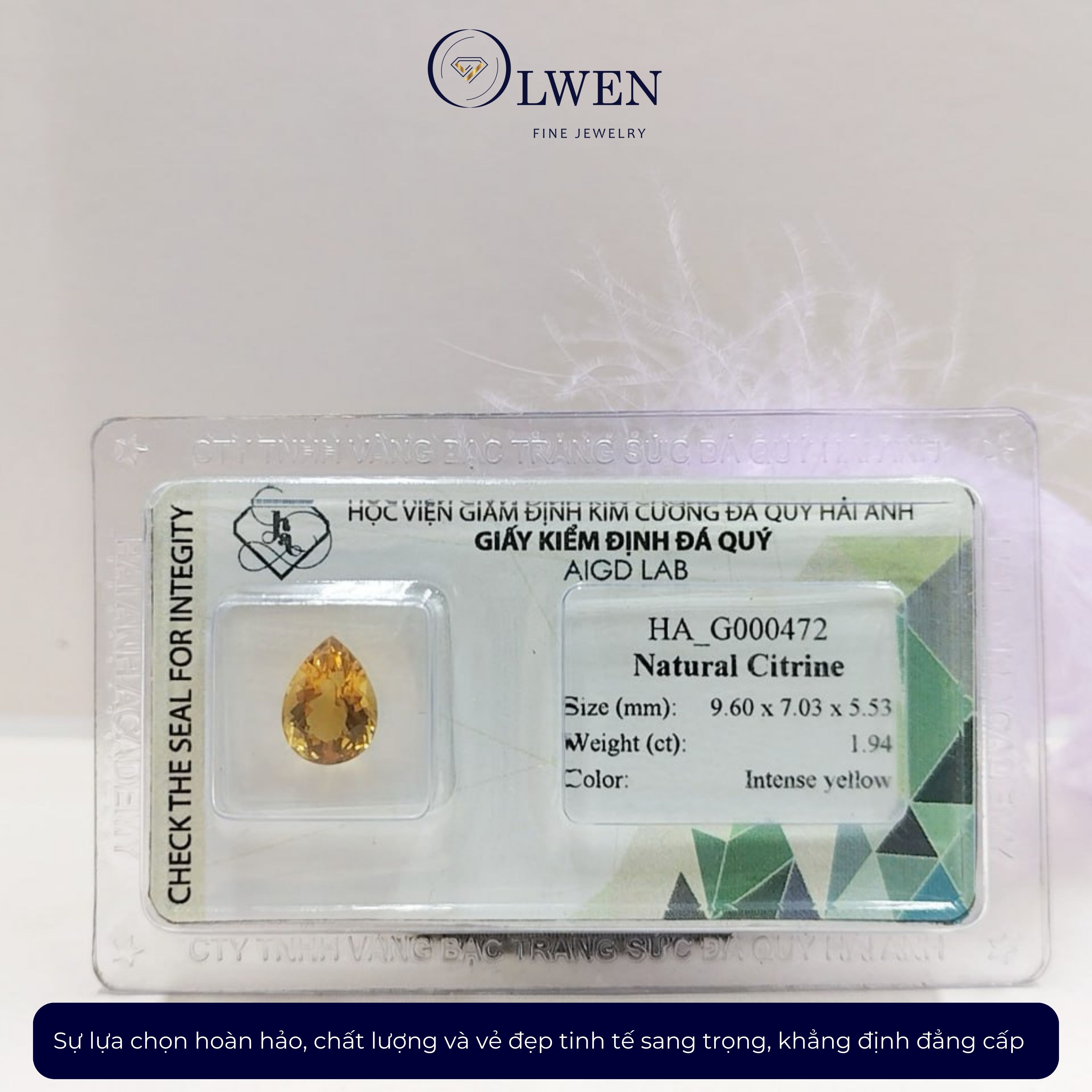 Viên đá thạch anh vàng thiên nhiên_HA-G000472