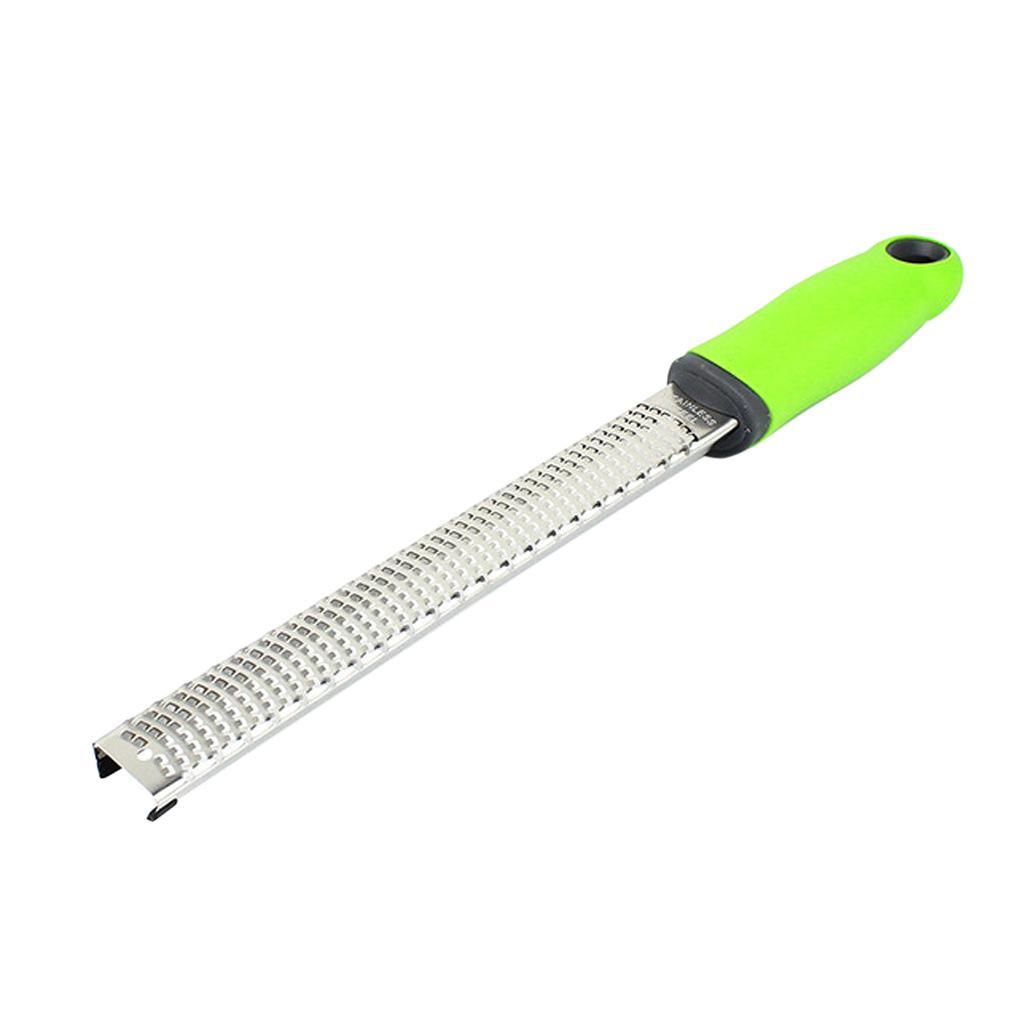 Citrus Lemon Zester Handheld Cheese Grater Nutmeg Chocolate Stainless Steel