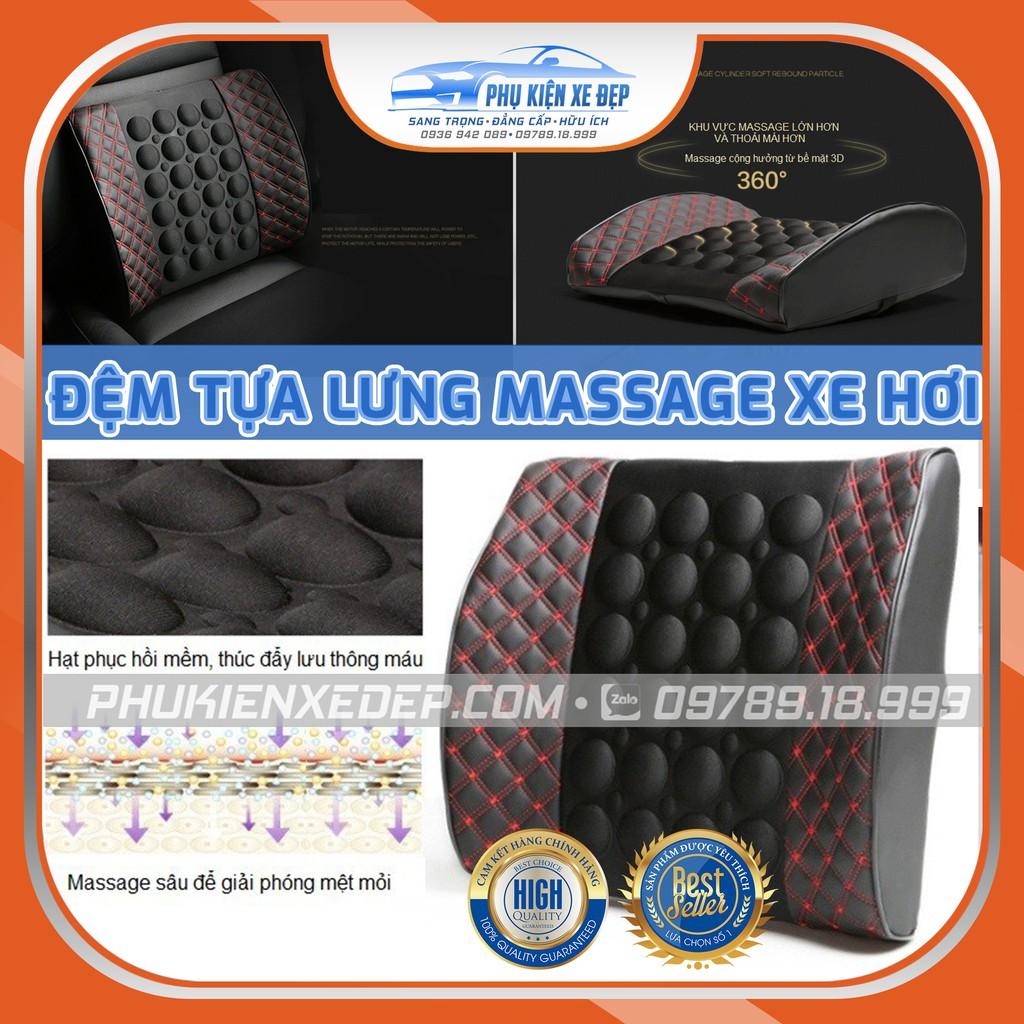 Gối tựa lưng xe hơi massage điện Cho Ô Tô