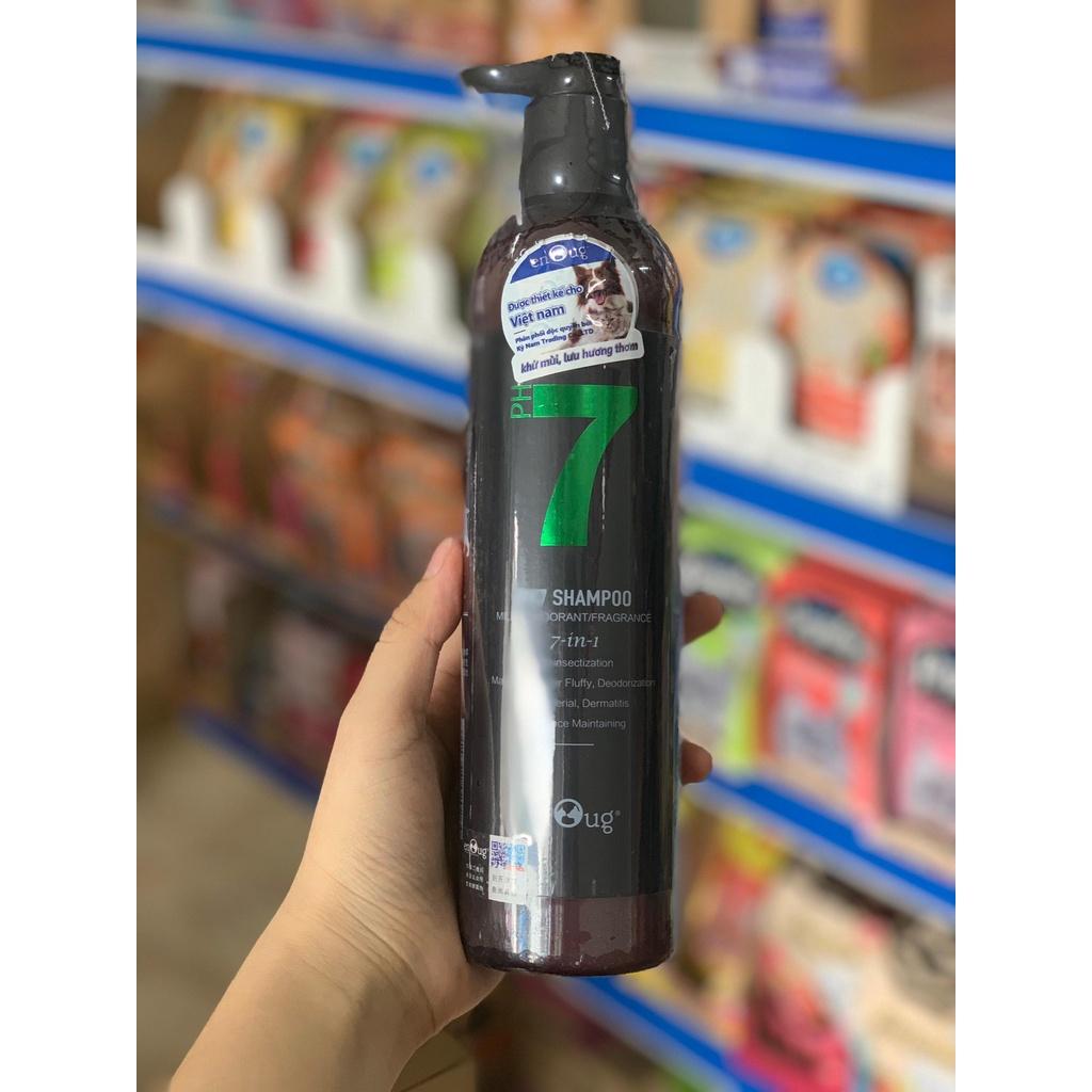 Sữa Tắm Salon Cao Cấp PH7 Dành Cho Chó Mèo Thành Phần Sáp Ong Tự Nhiên PH7 Chai 460ml