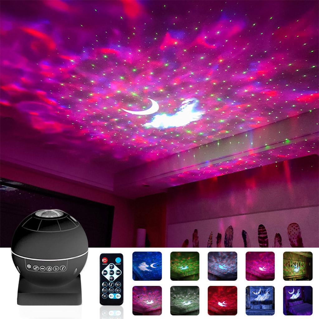 Galaxy Projector Night Light for Bedroom/Party/Home Decor for Kids Black