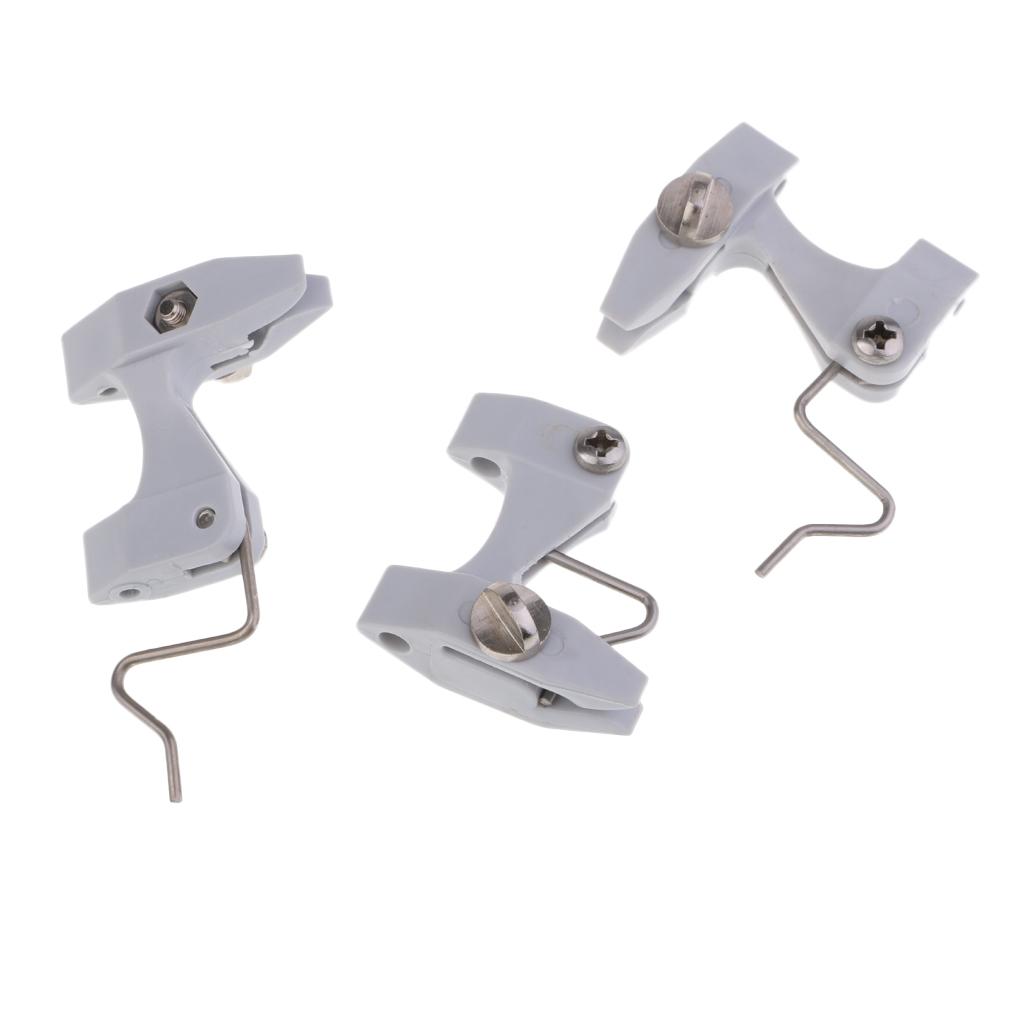 3pcs Clip Line Release Downrigger Outrigger Kite Power Grip Release Clips