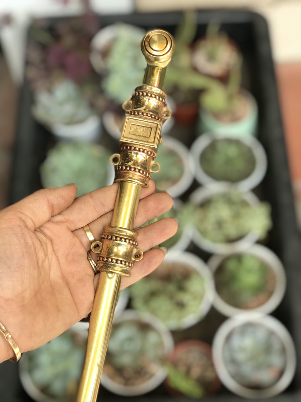 Chốt cửa gỗ bằng đồng 100% 30cm - IN