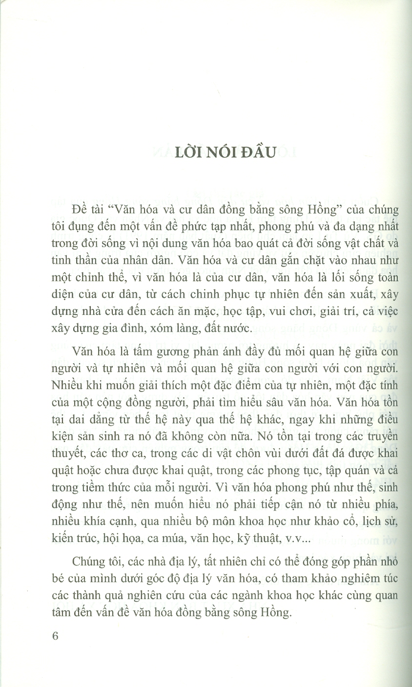 Văn Hoá Và Cư Dân Đông Bằng Sông Hồng - Vũ Tự Lập chủ biên