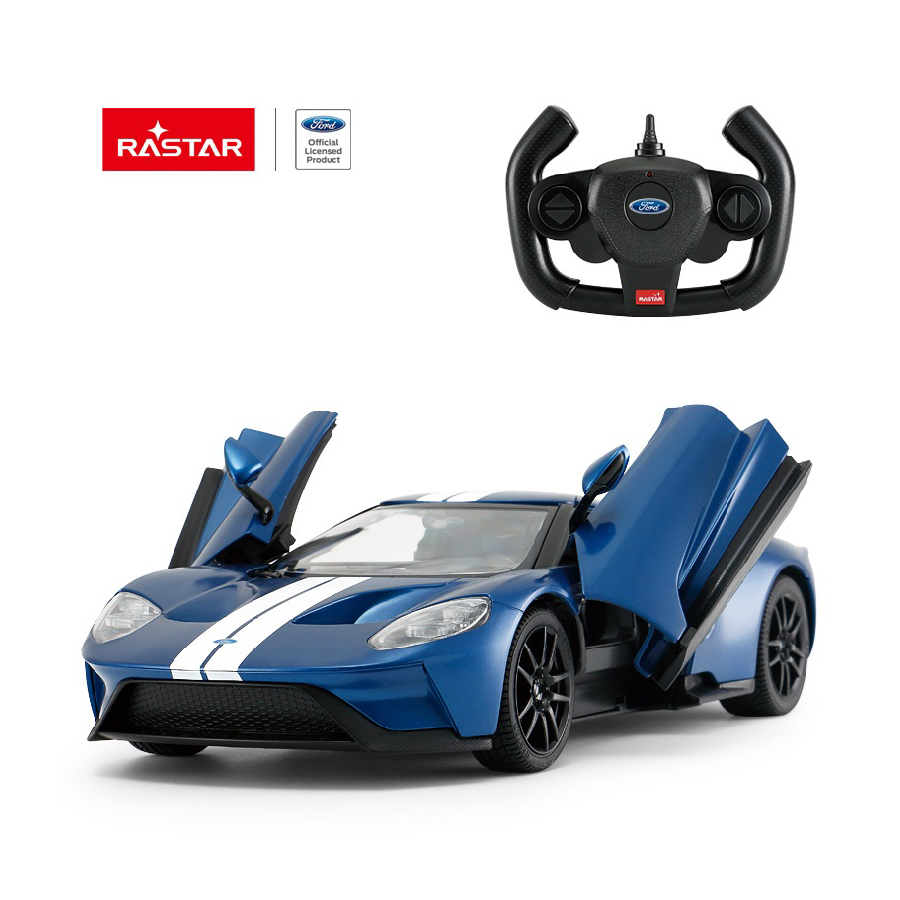 Đồ Chơi Xe Điều Khiển 1:14 Ford Gt Có Thể Mở Cửa Xanh Dương RASTAR R78100/BLU