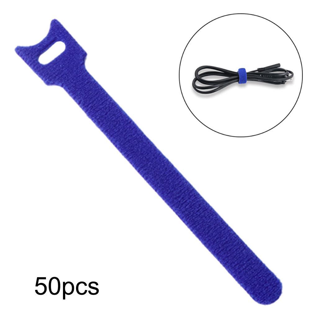 50pcs Cable Cord Tie Straps Reusable Cable Ties Cord Straps