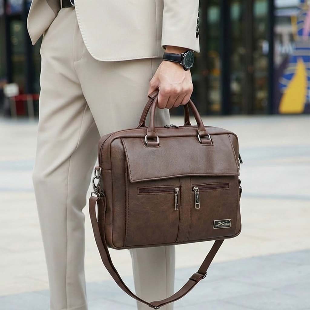 Cặp Công Sở Cặp Laptop Xbags Lavish XB4301 – Cặp Xách Đi Làm Cao Cấp, Sang Trọng, Đựng Laptop 15 Inch, Chống Thấm Nước, Lịch Lãm Bền Bỉ XB4301