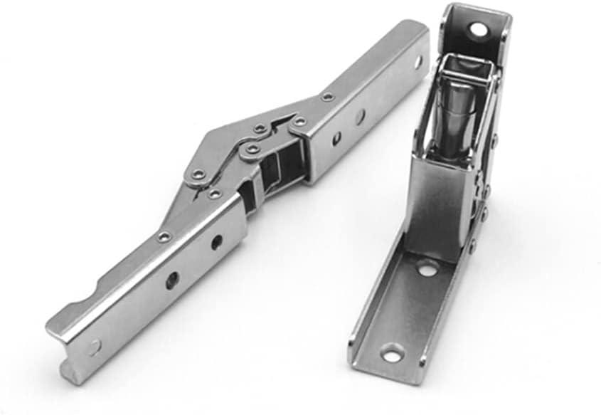 2 Chiếc Thép Không Gỉ 90 Độ Gấp Bản Lề Giấu Chân Đế Bàn Hỗ Trợ Bản Lề Đồ Phụ Kiện Gấp Kệ