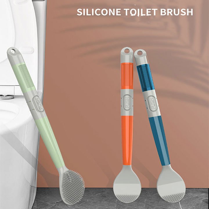 Chổi cọ rửa nhà vệ sinh, chổi nhà tắm cọ toilet BRUSH cao cấp, siêu sạch kiểu treo tường đa năng