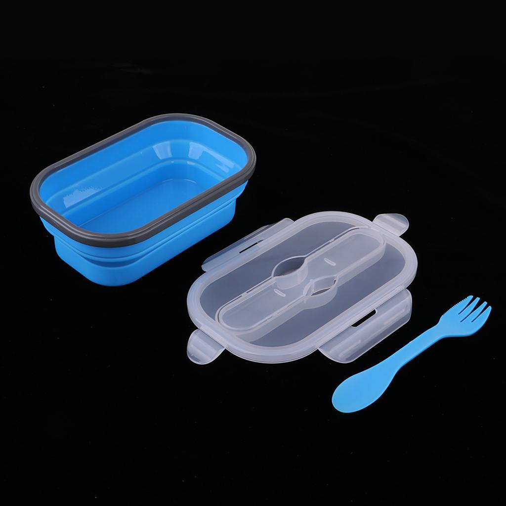 Collapsible Camping Bowl 850ml Outdoor Silicone Travel Bowl for Hiking, Lunch, Picnic Trip, Food-Grade, Space-Saving