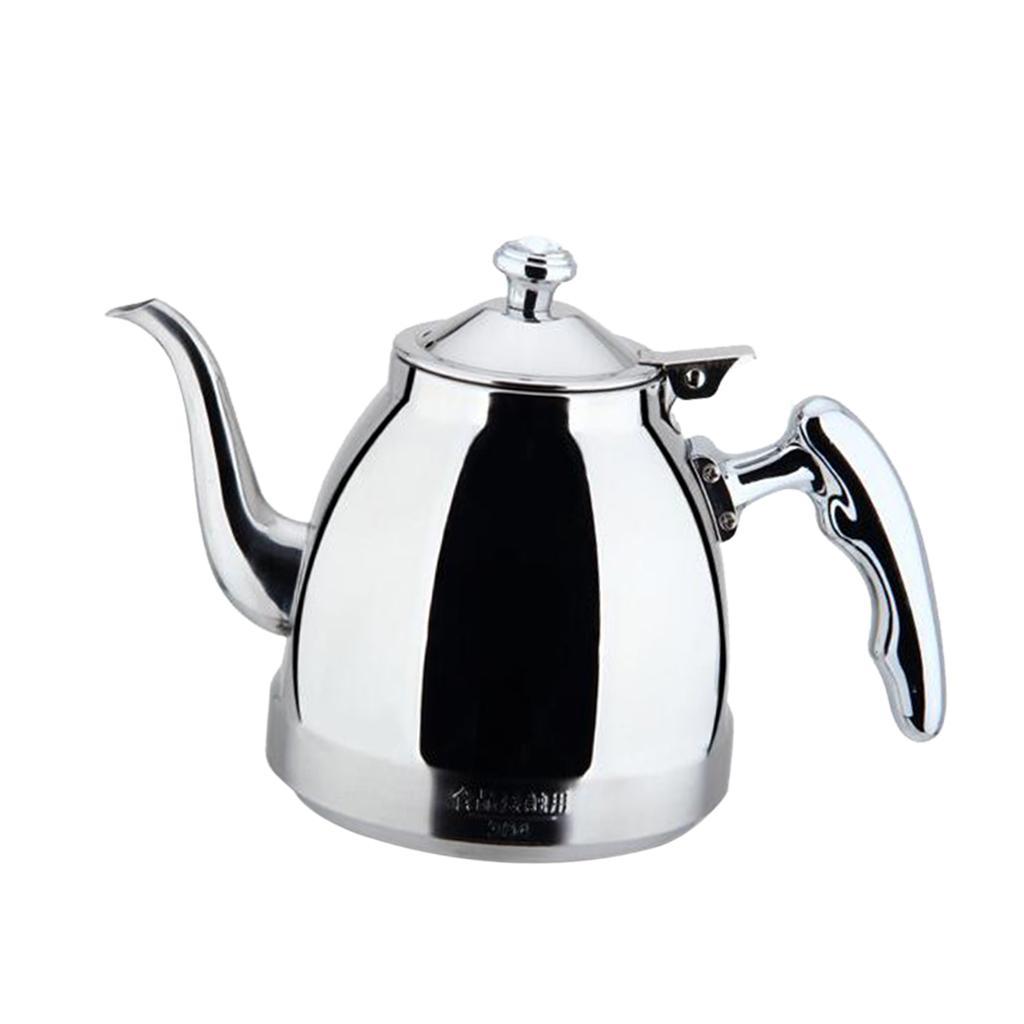 Kettle Stainless Steel Coffee Milk Teapot Cookware For Induction Cooker 1.5L