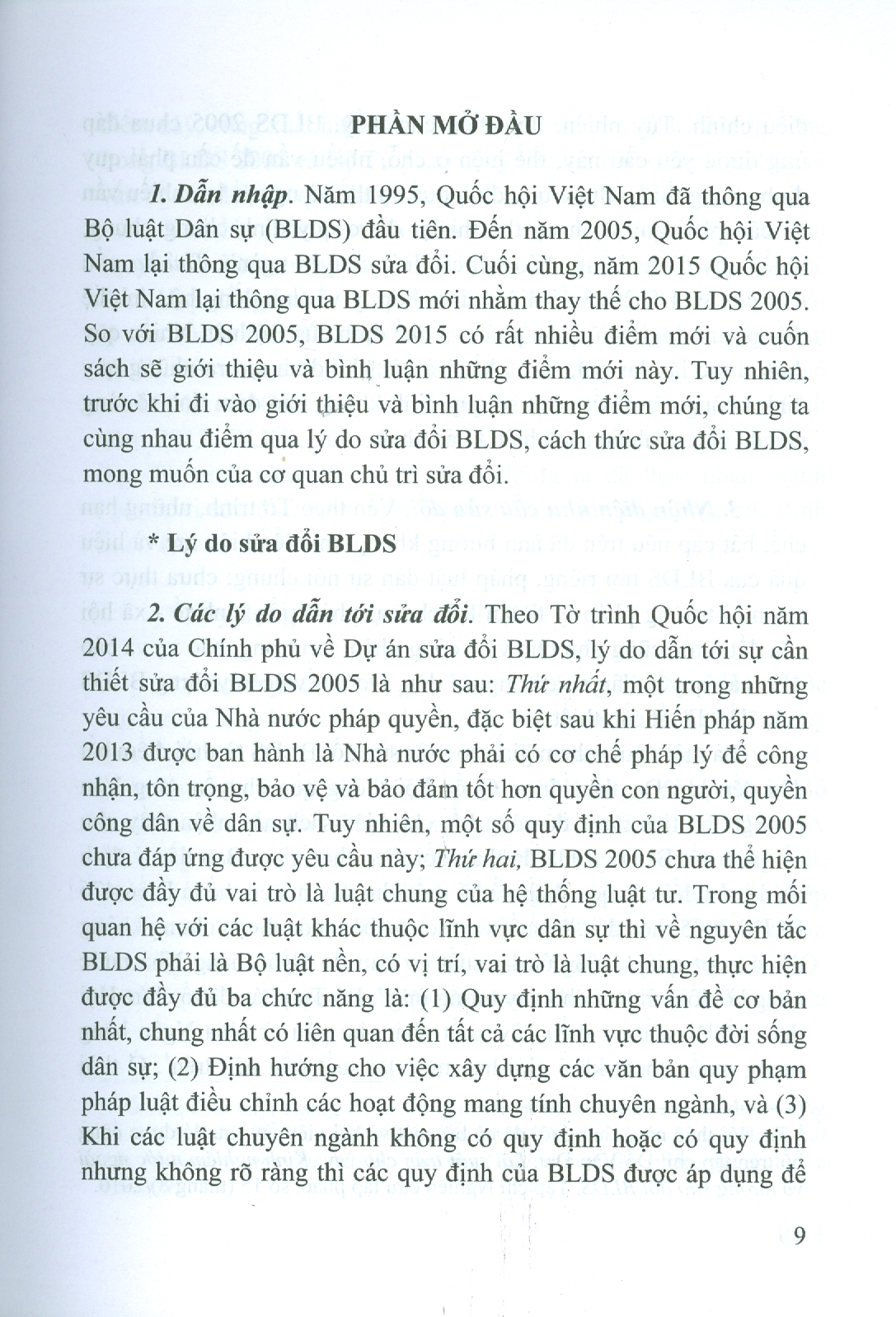 BÌNH LUẬN KHOA HỌC NHỮNG ĐIỂM MỚI CỦA BỘ LUẬT DÂN SỰ NĂM 2015 (Sách chuyên khảo)