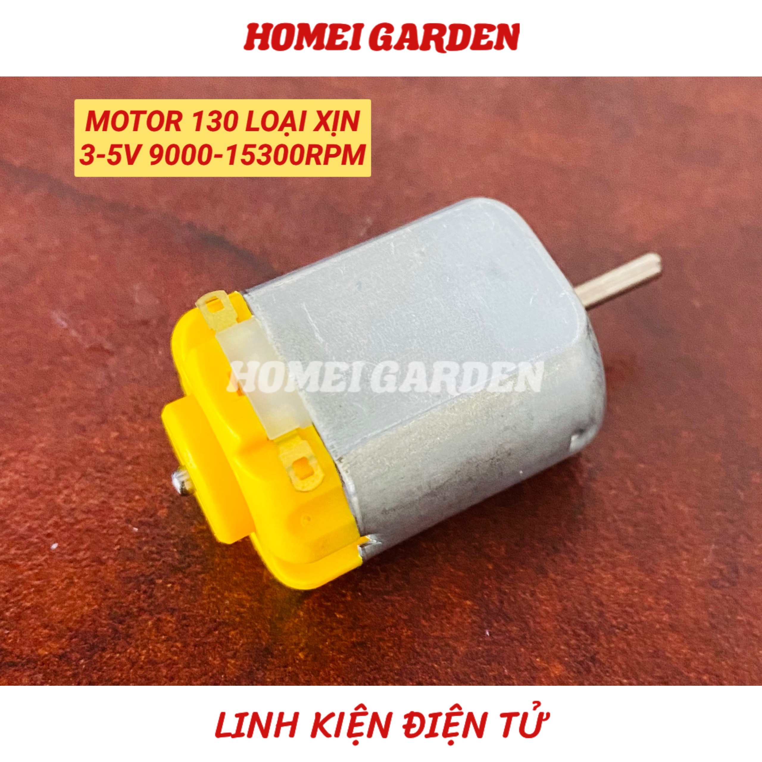Motor mini 3v mẫu 130 sử dụng nguồn pin mới 100%