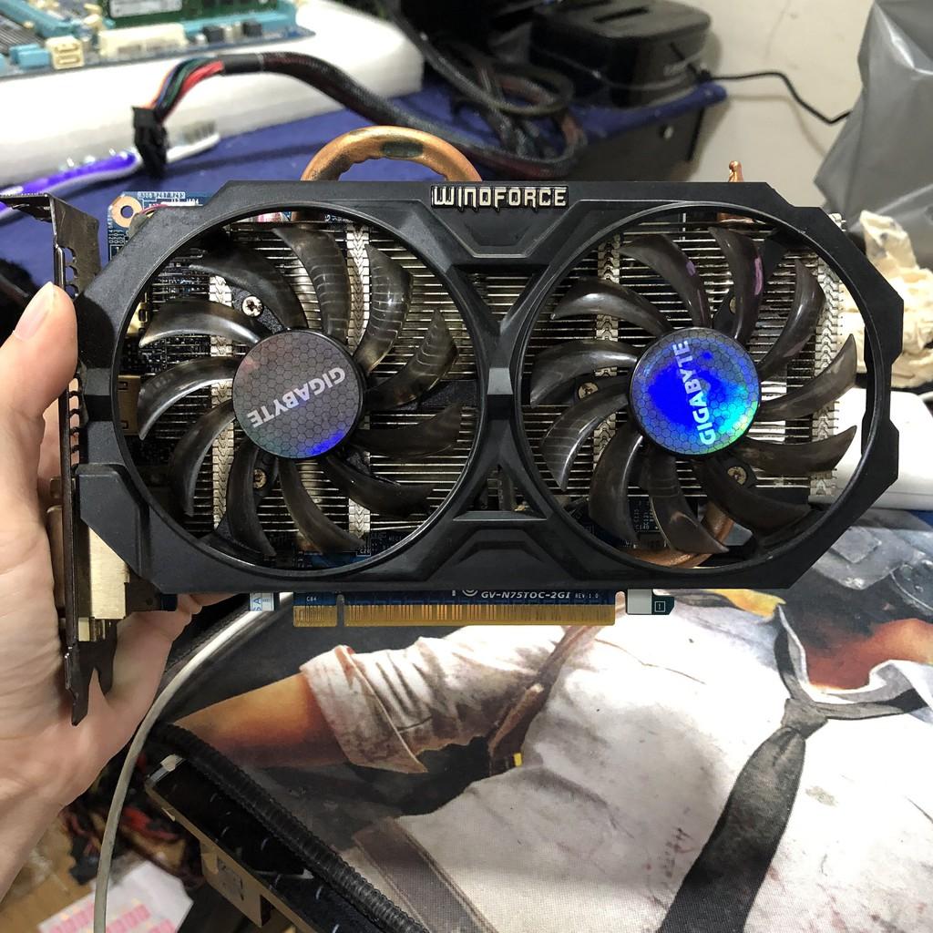 VGA GTX750 Ti Giga, MSI, Asus, Zotac, card màn hình gtx chơi pubg