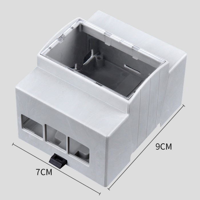 Case Nhựa Cài Thanh Din-rail Tủ Điện Cho Raspberry Pi 4