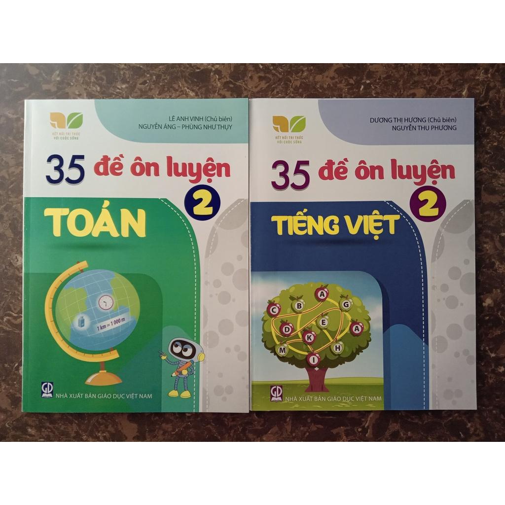 Sách - Combo 35 đề ôn luyện lớp 2 - kết nối tri thức với cuộc sống (Toán+Tiếng Việt)