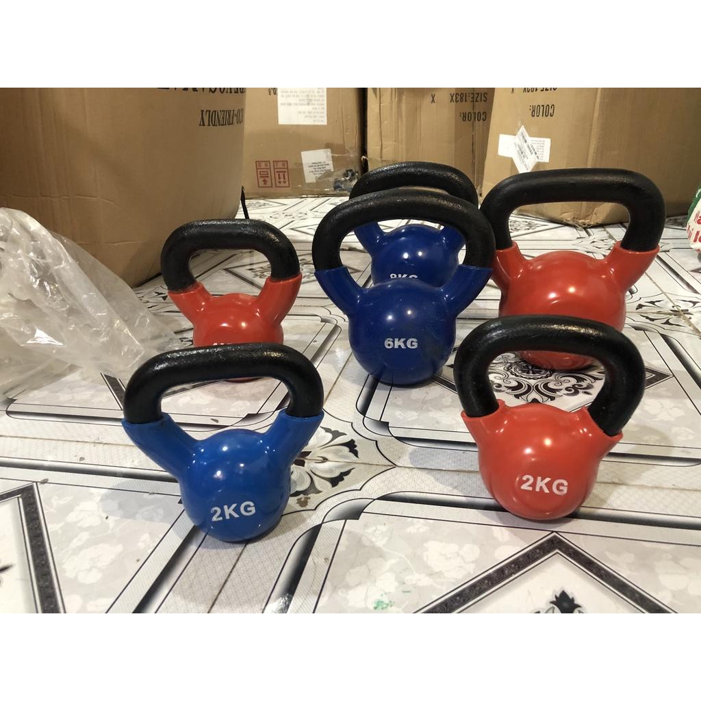 Tạ ấm, thiết kế gang bọc cao su, tập thể dục tại nhà chuyên nghiệp,tập mông