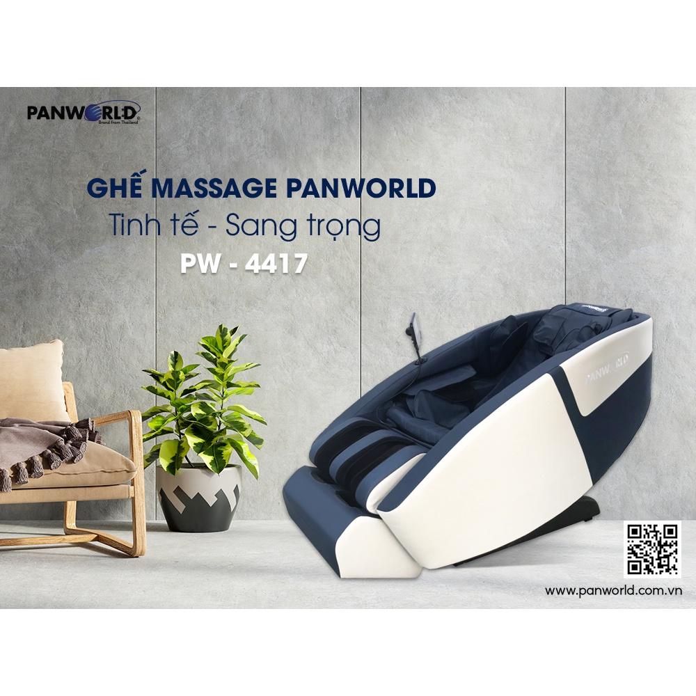 Ghế massage Panworld PW-4417 thương hiệu Thái Lan massage toàn thân cao cấp - Hàng chính hãng