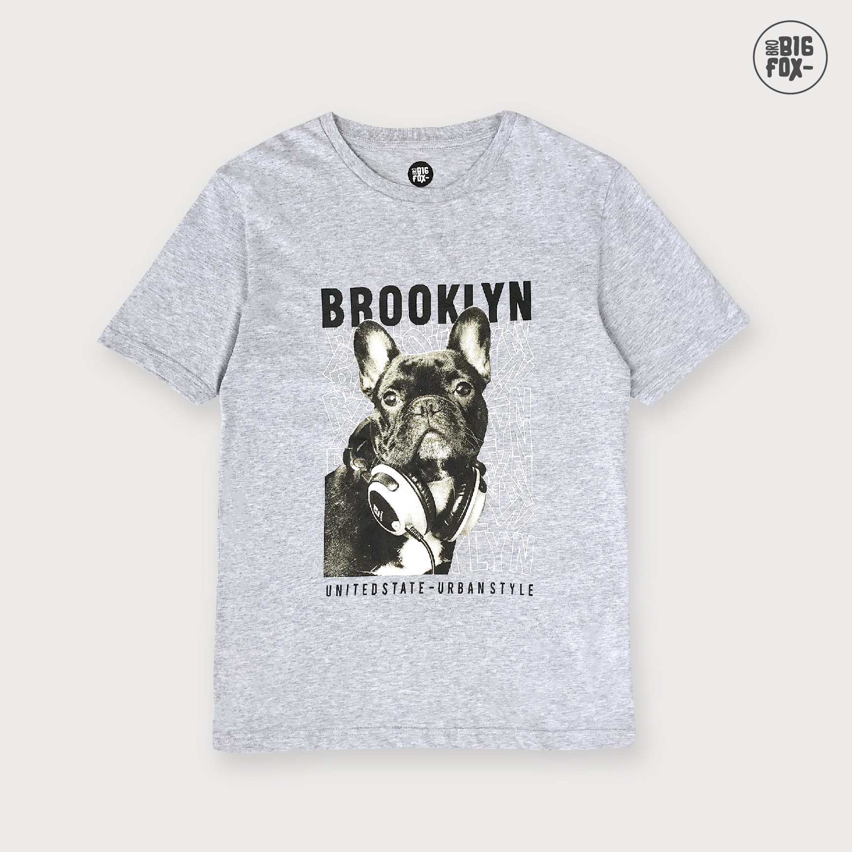 Đồ Bộ Bé Trai Size Đại Bigfox, Bộ Cộc Tay Mùa Hè Chất Cotton In BROOKLYN 12-15