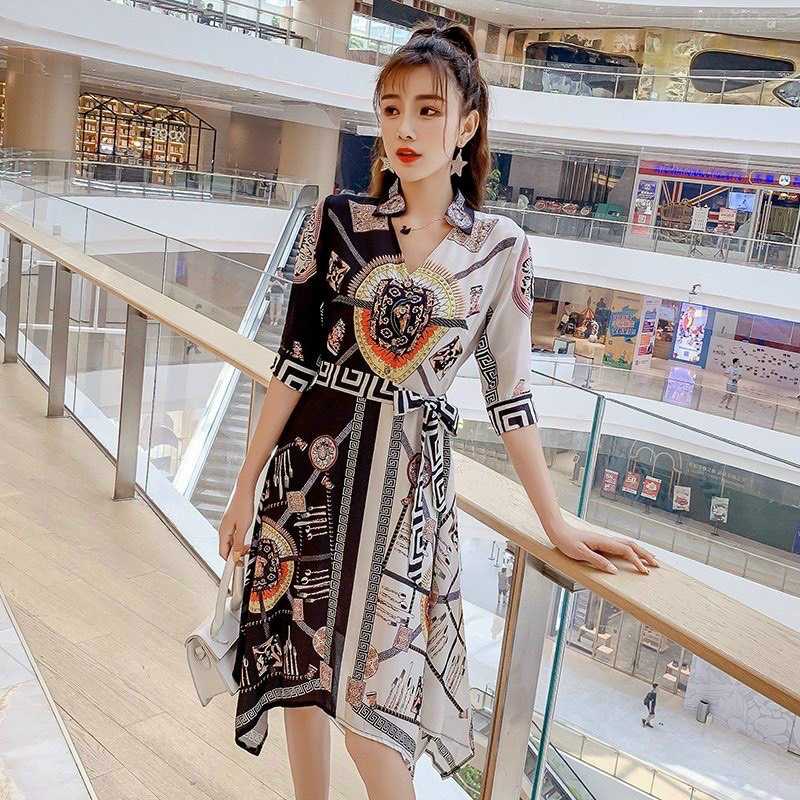 Đầm xòe thổ cẩm cực sang NT4499