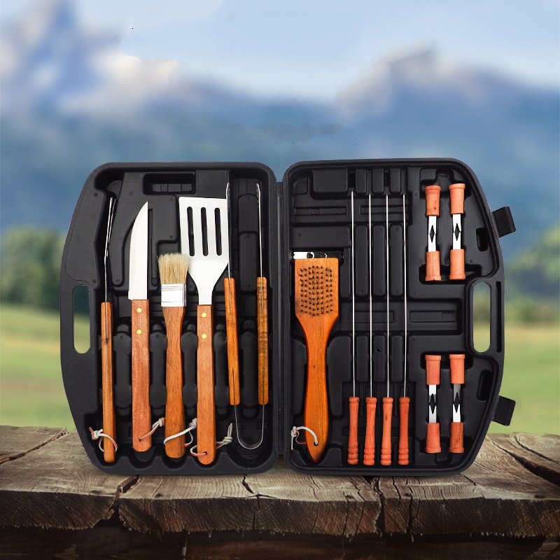 Bộ Dụng Cụ Nướng Mang Đi Du Lịch 19 chi tiết BBQ Toolkits 19pcs