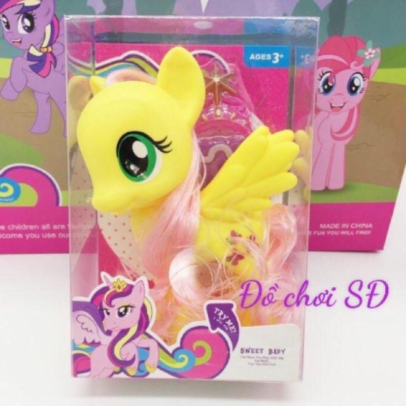 Mô hình ngựa pony - màu vàng