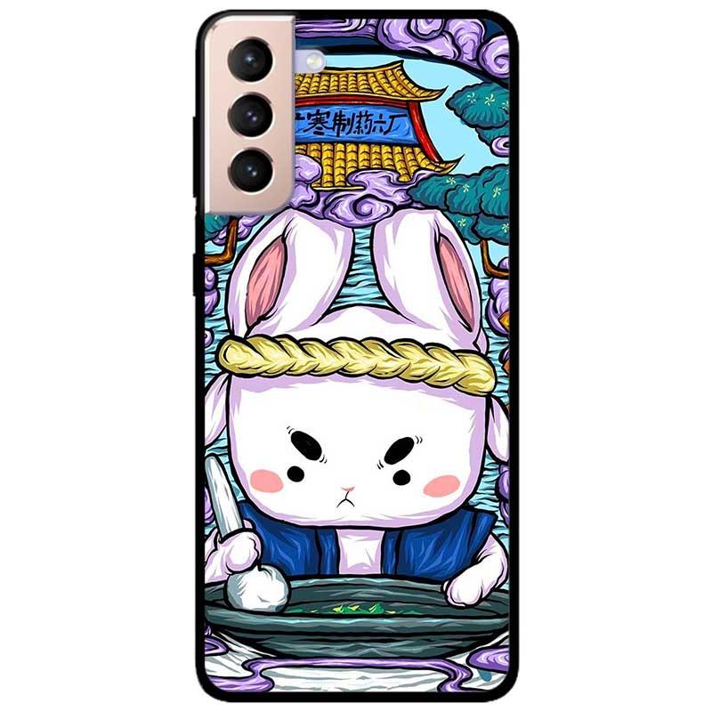 Ốp lưng dành cho Samsung Galaxy S22 - S22 Plus - S22 Ultra - mẫu Chú Thỏ Trắng