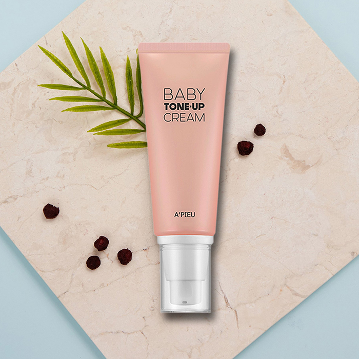 Kem Dưỡng Ẩm Làm Sáng Hồng Da A'pieu Baby Tone-Up Cream (65g)