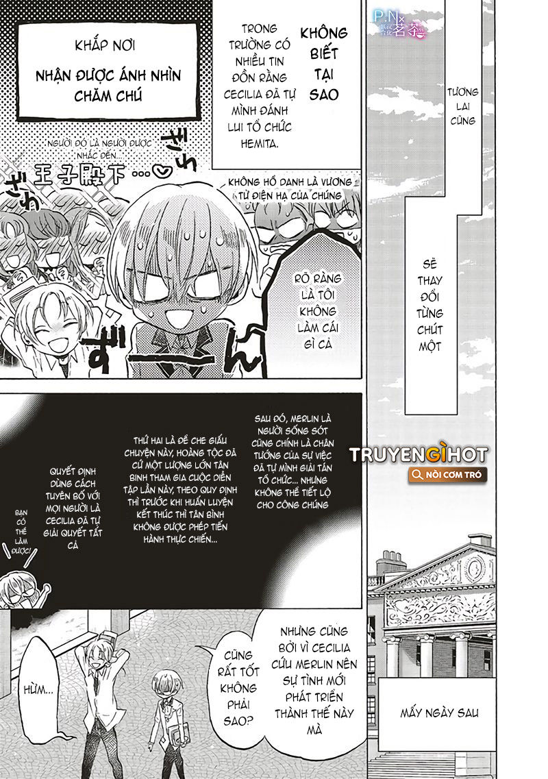 kẻ phản diện, cecilia silvie, không muốn chết, thế nên cô đã cải nam trang chapter 13.2 13