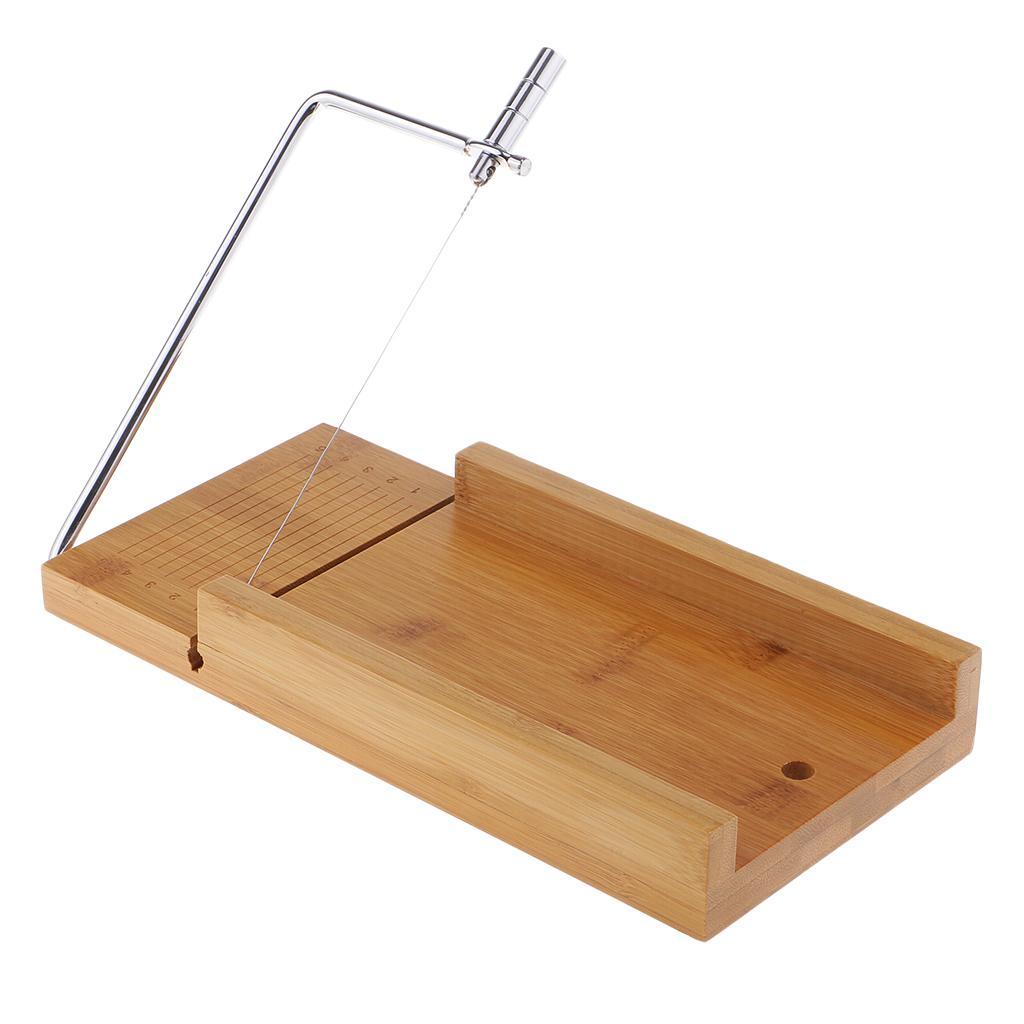 Soap Cutter Cutting Mold Wire Slicer + 1200ml Silicone Soap Mould with Lid