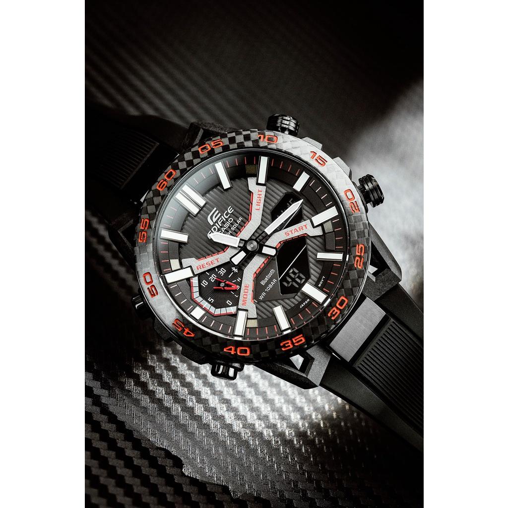 Đồng Hồ Nam Dây Nhựa Casio Edifice ECB-2000PB-1A Bluetooth Chính Hãng - Pin Năng Lượng Mặt Trời - ECB-2000PB-1ADF