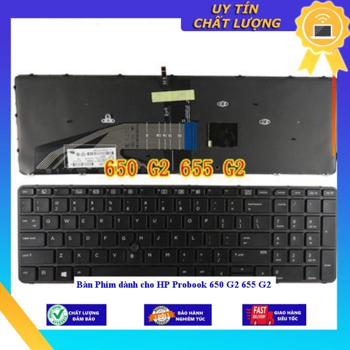Bàn Phím dùng cho HP Probook 650 G2 655 G2 - Tốt có đèn led - Hàng Nhập Khẩu New Seal