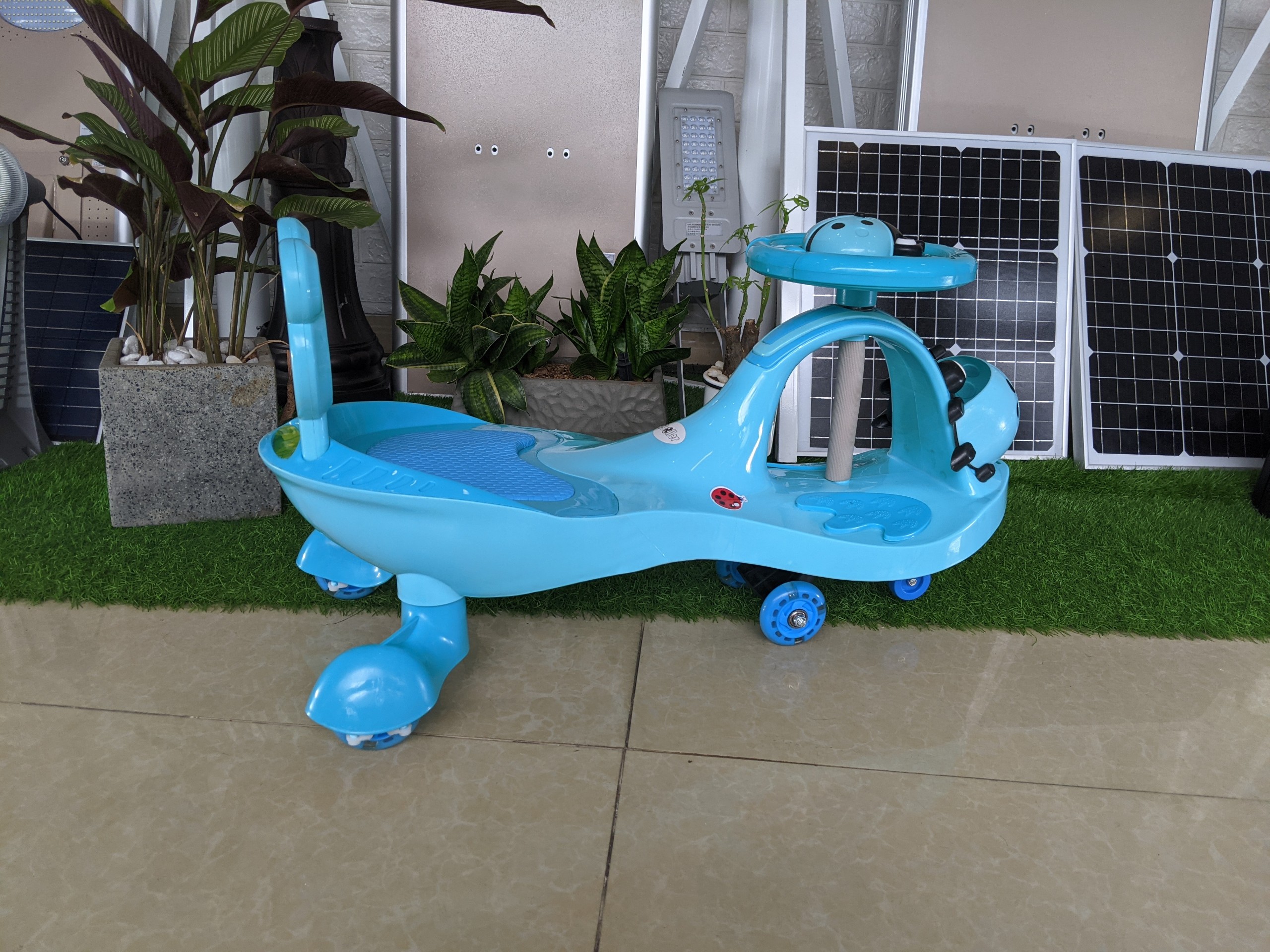 Xe lắc tay cho bé có nhạc BABY PLAZA HZL-288-1