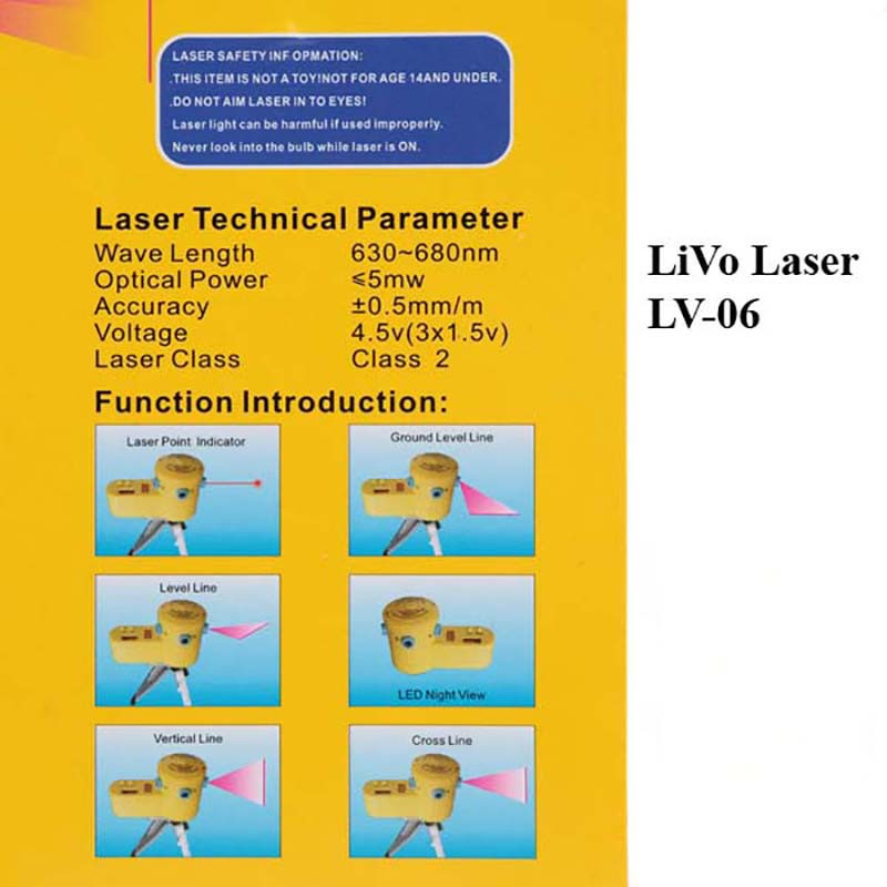 Ni vô cân bằng laser đa năng LV-06