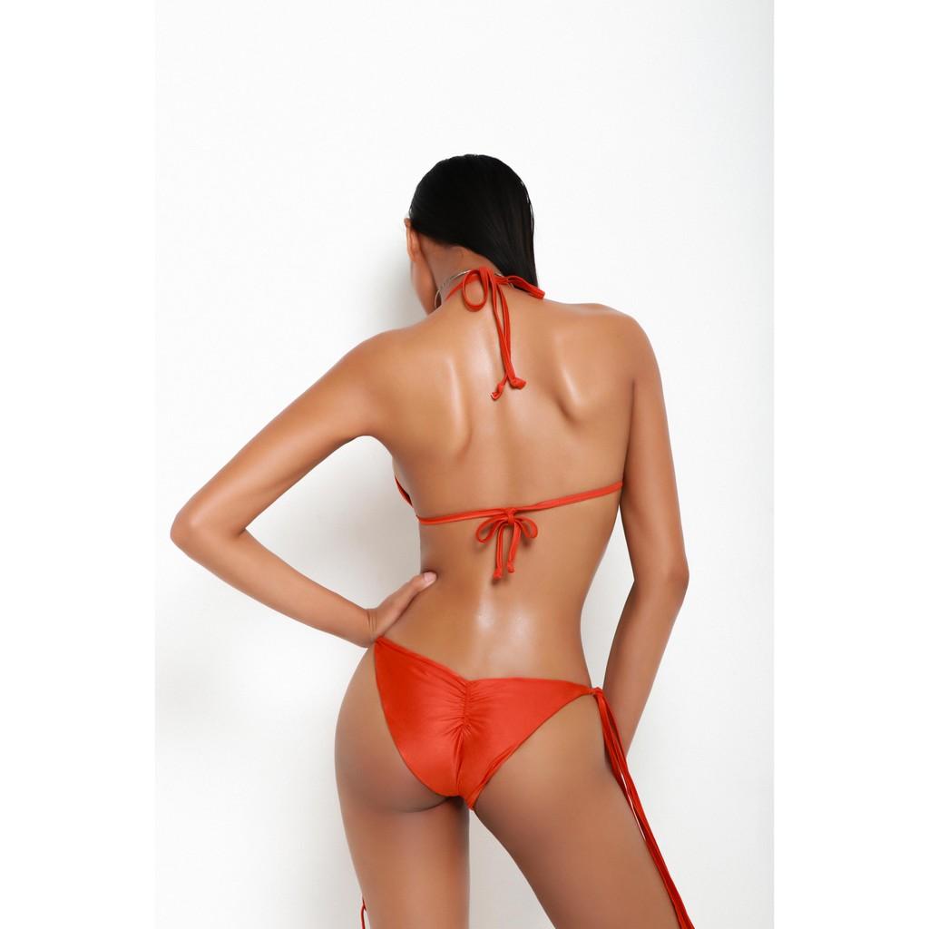 Cheeky Babe Sexy Two Pieces (Orange) - Bikini hai mảnh BW02 cam bóng