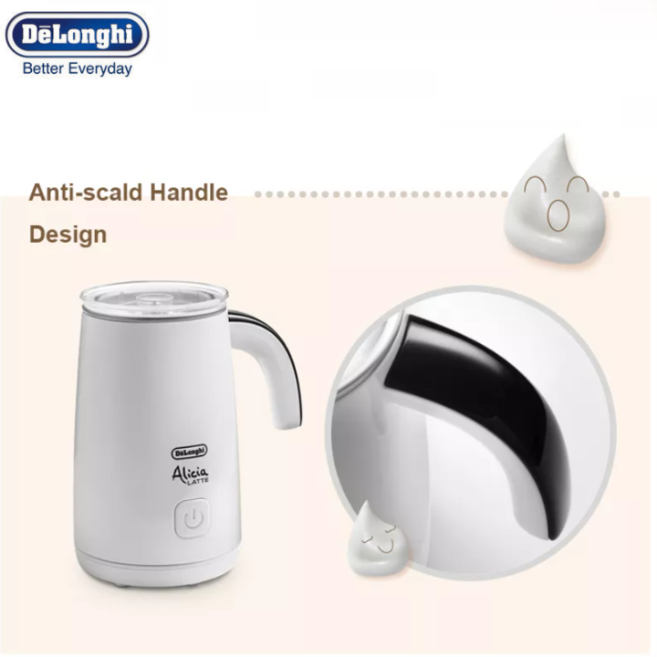 Máy Tạo Bọt Sữa Cao Cấp Thương Hiệu Delonghi Alicia EMF2.W 500W - HÀNG NHẬP KHẨU