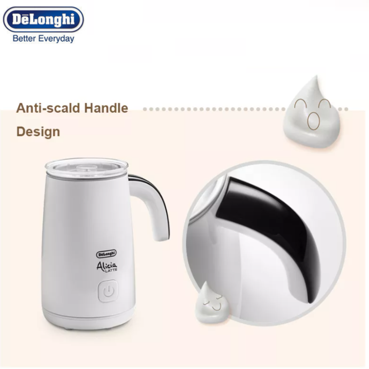 Máy tạo bọt sữa cao cấp Delonghi Alicia EMF2.W 250ml - Hàng Nhập Khẩu