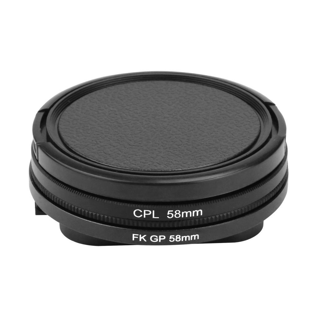 58mm CPL Filter w/ Lens  Adapter  fo   5 Waterproof Case